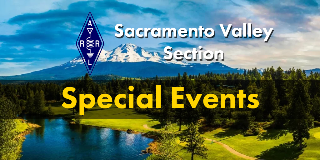 Sacramento Valley Seciton Special Events